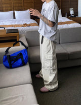 ワイドコットンカーゴパンツ