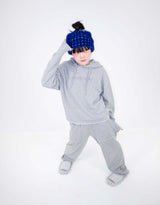 0MW tough cutting hoodie_melange gray