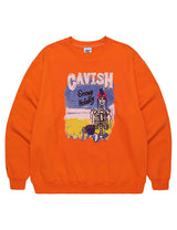 スノーウィホリデースウェットシャツ/SNOWY HOLIDAY SWEATSHIRT ORANGE(CV2CFUM465A)