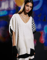 マルチパッチケーブルベスト/MULTI PATCH CABLE VEST IVORY