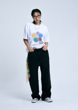 ビッグフラワーボールショートスリーブTシャツ