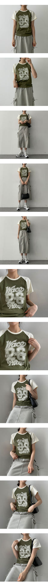エタラグランショートスリーブTシャツ/Etta Naglan's short-sleeved T-shirt