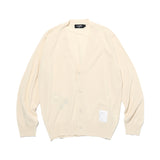 カシミアストラクチャーニッティングカーディガン/CASHMERE STRUCTURE KNITTING CARDIGAN-BEIGE