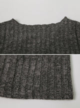 Slim Fit Shirring Ribbed Knit Cardigan (3color)