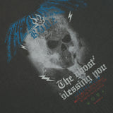 スカルバンドピグメントTシャツ / SKULL BAND PIGMENT T-SHIRTS - PIGMENT CHARCOAL