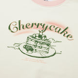 チェリーケーキグラフィックポイントスウェットシャツ／CHERRY CAKE GRAPHIC RIB POINT SWEATSHIRT [IVORY]