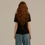 ガーフィールドホログラムTシャツ/LSD Garfield Hologram T-shirt_Black
