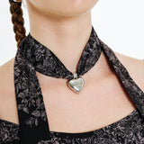 スリップドレス＆ペンダントマフラーセット / Slip Dress & Pendant Muffler Set [Black]