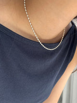 (silver925) spring necklace