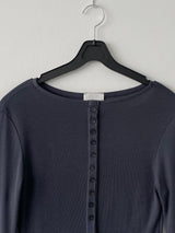 フェイクボタンＴシャツ