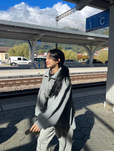Vevey loose big button knitwear