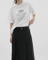 ナンバーショートスリーブTシャツ/Number short sleeve T-shirt (2color)