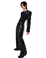 OUBLE PIN-TUCK LEATHER PANTS (6654706745462)