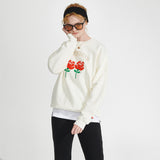 Logo applique Sweatshirt [Ivory] (6610314657910)