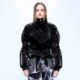ダブルレイヤードグーズダウンジャケット / Double Layered Goose Down Jacket _ Glossy Black
