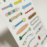 ハッピーアローステッカー02/happy arrow sticker 02