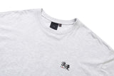 ロマンティックスローガンTシャツ / ROMANTIC SLOGAN TEE SHIRT_LIGHT GREY
