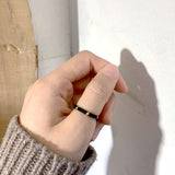 レターリング1 / [CCNMADE] LETTER RING 1 (Black&Gold)