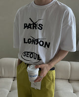 ロンドンレタリング半袖 (3 color)