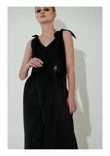 カットアウトナイロンドレス / Cut Out Nylon Dress (4464520364150)