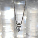 クラシックハートソリティアネックレス / Classic Heart Solitaire Necklace (SILVER)