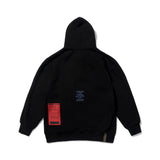 20 COMPTON HEAVY SWEAT HOODIE GREY / BLACK (4626269995126)