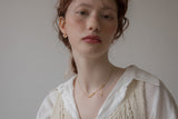 ヒュッゲライフスリムチェーンネックレス/Hygge life slim chain necklace (gold)