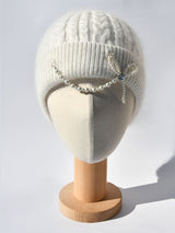 White Ribbon Beanie