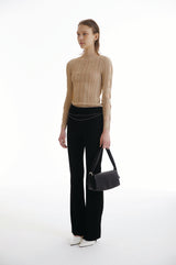 パフルーンバッグ / puffed Lune bag_black