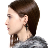 NO.474 [BLACK] ノットクロスピアス