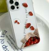 ラビタローカルフードストロベリーフォーンケース / Lavita Local Food Strawberry Phone Case