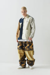 ロゴカラーコットンベーシックジャケット/BSR2223FWJK066 LOGO COLLAR COTTON BASIC JACKET MIX