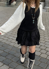 フードボレロカーディガン / Hooded bolero cardigan