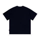 フラワーリーフロゴTシャツ / flower leaf logo t-shirts - NAVY