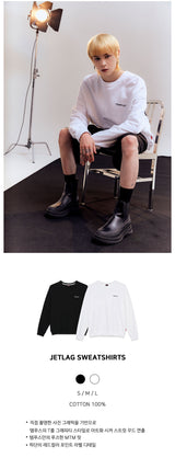 ジェットラグスウェットシャツ/JETLAG SWEATSHIRTS [WHITE]