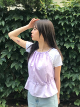 Liso shirring blouse