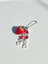 ストロベリーレッドキーリング / MADE strawberry red Keyring