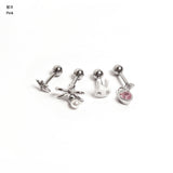 [SET] ラビットハートリボンドロップピアス