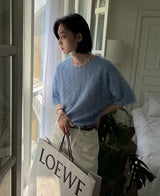ファインモヘア半袖 (3 color)