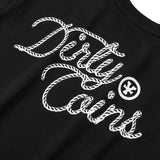 ローププリントレギュラーTシャツ - ブラック