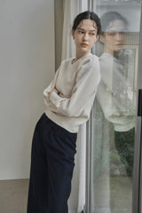 タックツイルパンツ/TUCK TWILL PANTS_NAVY