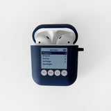 My Classic Airpods Case -Navy Blue (for 1,2,3 Pro) (6685224337526)