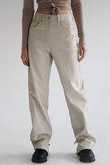 エンボレザーパンツ/Embo Leather Pants (2color)
