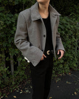 TAP Cutting Crop Wool Jacket