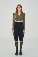 ホースライディングスタイルデニムパンツ / HORSE RIDING STYLE DENIM PANTS INCLUDING SOCKS [9029]