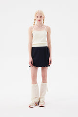 スモールチェリーポップルニットスカート / SMALL CHERRY POPPLE KNIT SKIRT [NAVY]