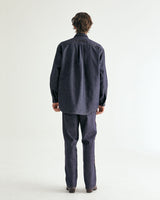 UNISEX DENIM POCKET SHIRT JACKET M - INDIGO BLUE (6636054970486)