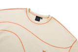 ウェーブステッチスウェットシャツ / WAVE STITCH SWEAT SHIRT_OATMEAL