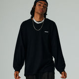 オーバーフィットパーソナルプリンティングロングスリーブT/OVERFIT PERSONAL PRINTING LONG-SLEEVED T-BLACK