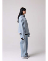サイドスリットワイドデニムパンツ / side-slit wide denim pants